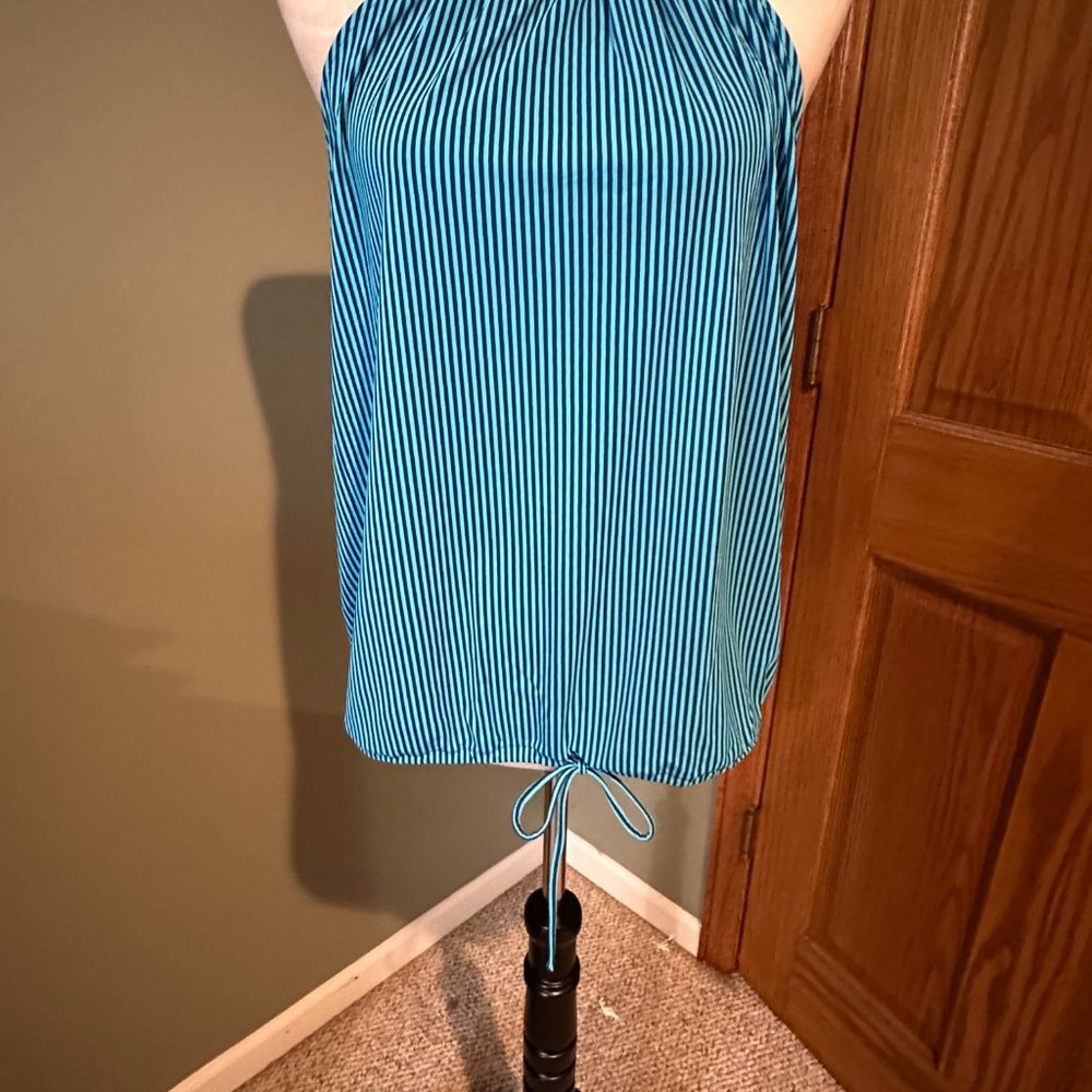 WORTHINGTON WOMENS HALTER NECK SLEEVELESS BLOUSE SIZE XXL  #564 - Picture 2 of 3